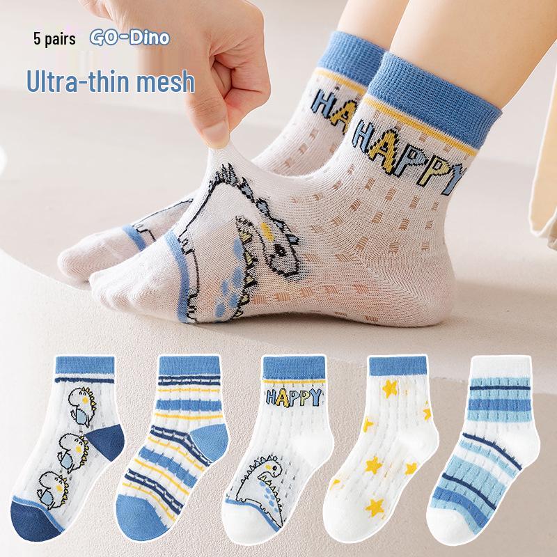 Children's Cartoon Mid-Calf Socks - Multiple Styles, For Boys, Girls, and Babies, Perfect for Autumn/Winter Sports and Students