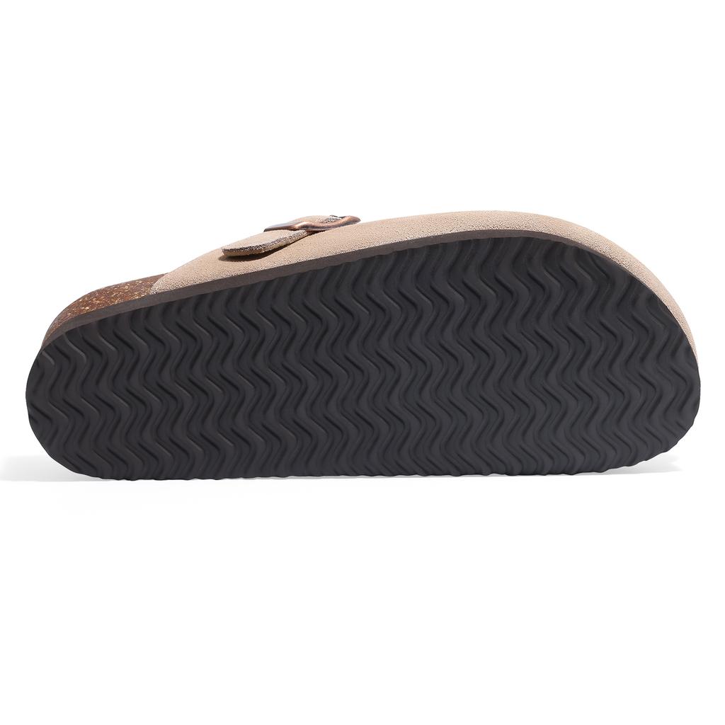 Fashion Smile Summer Men's Sandal Cork Clog Slippers Unisex Mules Outdoor Platform Antiskid House Sandals With Buckle Men Clogs Sandals