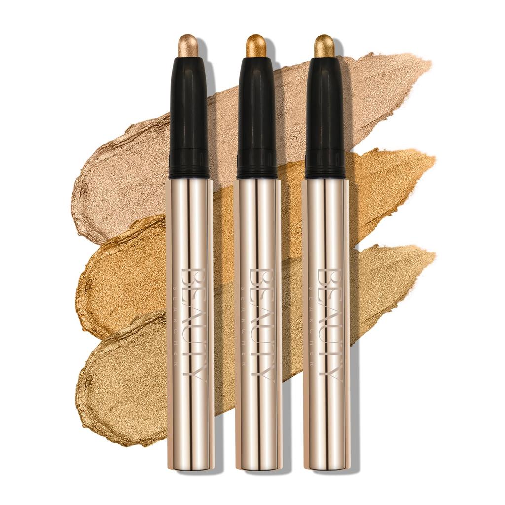 Eyeshadow Stick, Matte Shimmer Eyeshadow Pencil, Crayon, Smooth Waterproof Pigment, Creamy Eyeshadow Pencil, Shiny Eyeshadow, Eye Brightener,