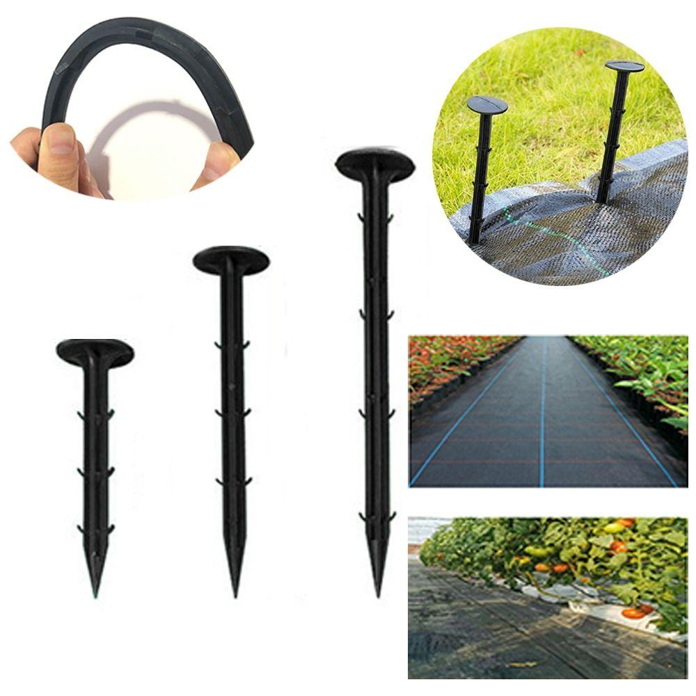 Material de acoperire pentru aprovizionarea grădinii, țăruși de fixare, fixare peisaj, țăruși de grădină fixați, cuie de sol din plastic
