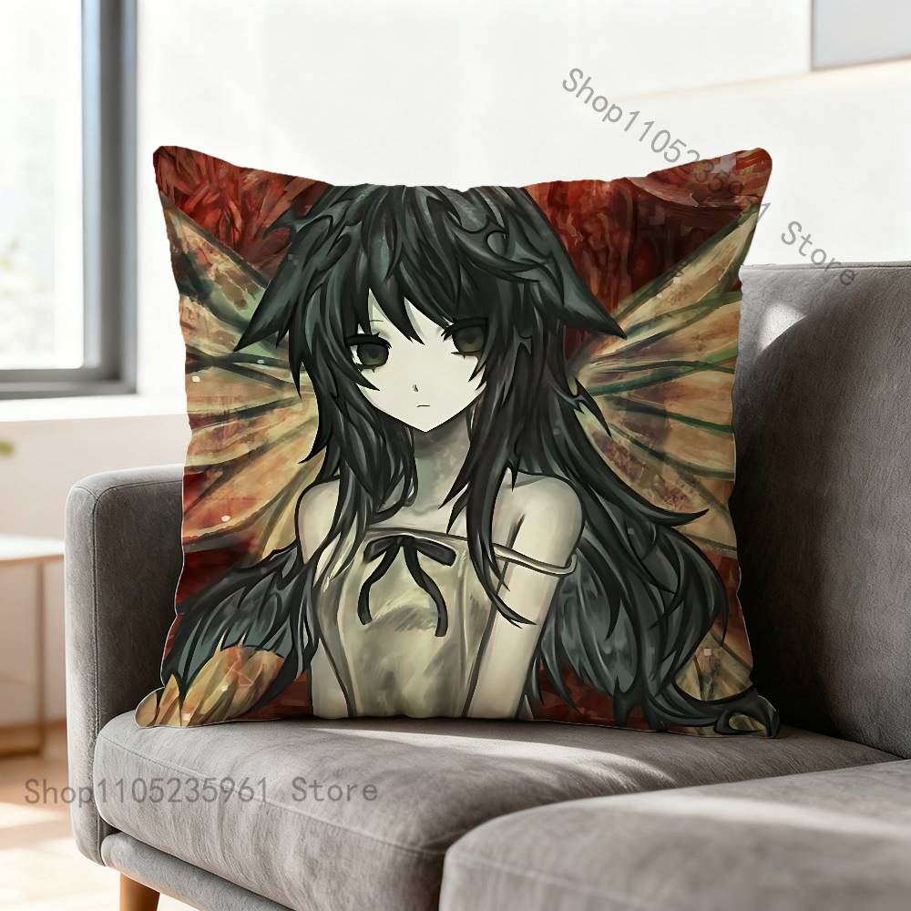 Saya No Uta The SSong of SSaya Pillowcase for Sofa Room Office Decor Printing Protector Cushion Cover Valentine gift Custom