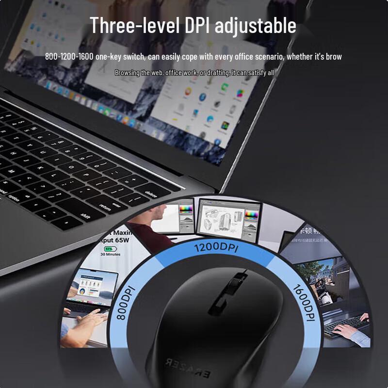 Lenovo N310 Dual-Mode Silent Wireless Mouse