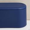 Compact Trash Receptacle with Secure Lid for Desk or Car