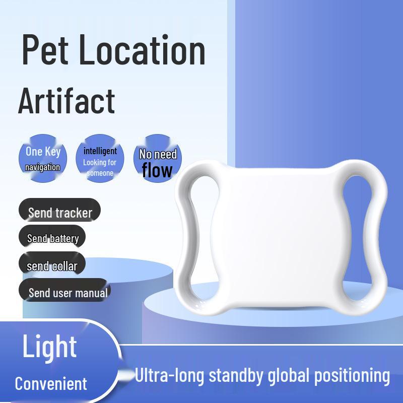 Universal Pet GPS Tracker for Cats and Dogs - Compatible with Android/iOS, Anti-Lost Device