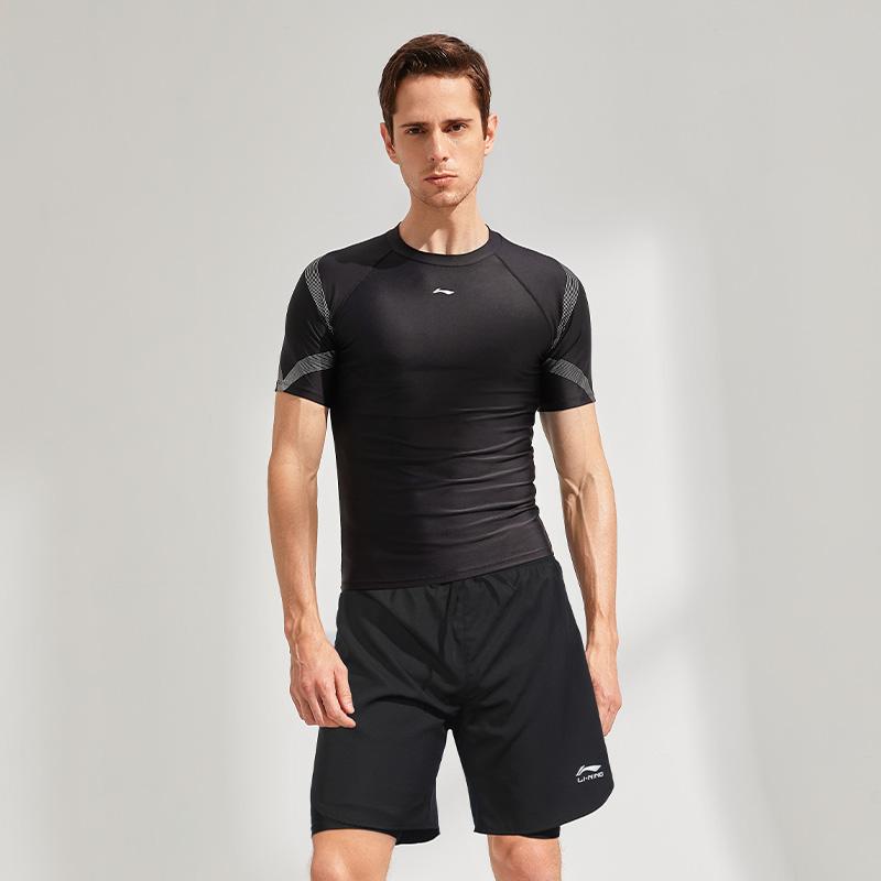 Li Ning Sportshorts Unisex Schwarz AKST996-1