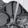 Nonstick Pan With Four Holes Flat Bottom Suitable For Home Cooking
