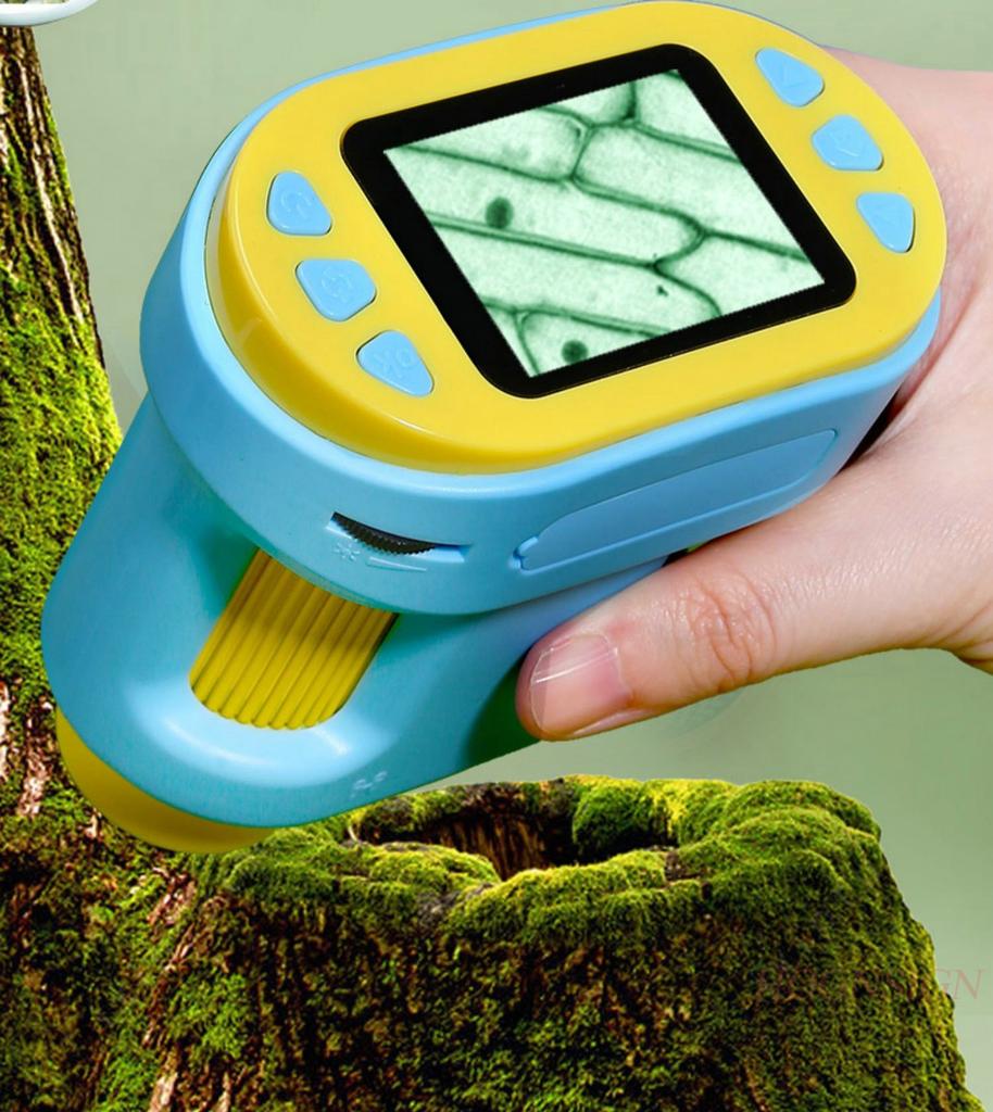 Microscope Children'S Science Electronic High Definition Portable Handheld Pupil Education Toys For Boys And Girls