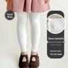 Leggings Gruesos para Niños con Forro de Forro Polar de Lana de Cordero - Medias de Color Sólido de Nueve Puntos