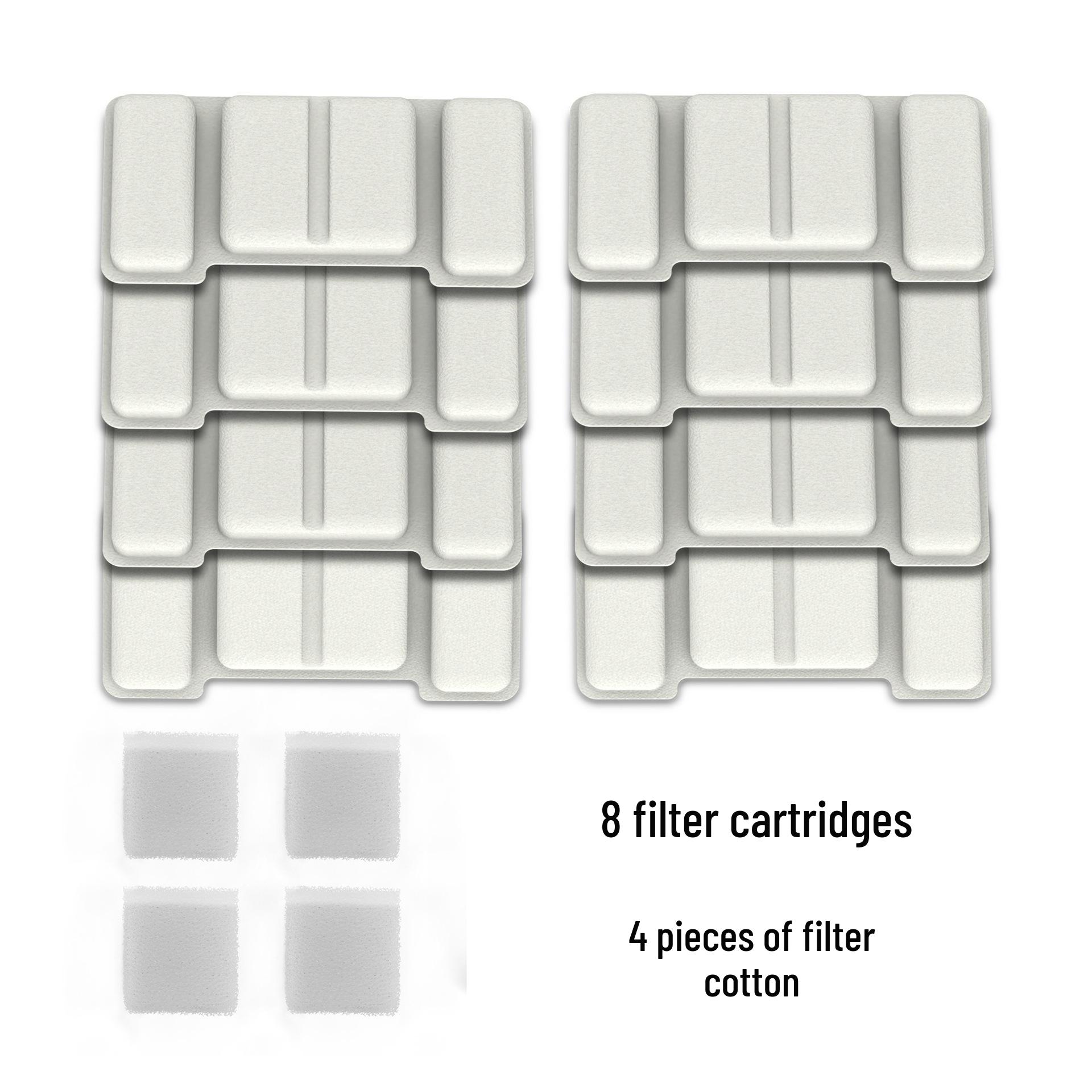 

2.2L Stainless Steel Pet Water Fountain for Cats & Dogs - Automatic Flow & Feeding Filter Cartridge