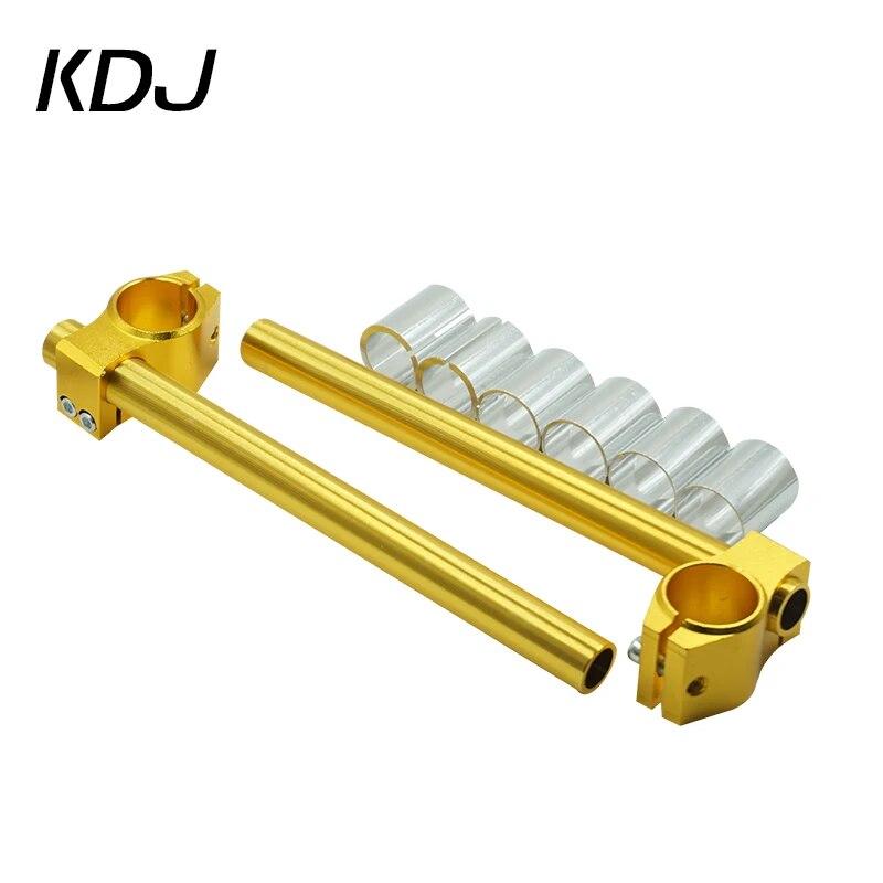 

Руль мотоцикла с ЧПУ Cafe Racer, регулируемый руль для гонок 24/25/26/27/28/29/30/31 мм, зажим на ручке вилки