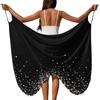 Large Floral Print Lightweight Beach Sarong Wrap Soft Breathable Bohemian Style Cover Up for Women Vacation