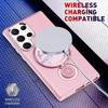 Magnetic Ring Holder Phone Case For Samsung S24 S23 S25 Ultra Plus 5G MagSafe Wireless Charge Shockproof Bracket Stand Cover