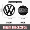 1/2 Piezas Para Volkswagen VW Golf 7 MK7 2014 2015 2017 2016 Coche Parrilla Delantera del Capó Cubierta del Emblema del Maletero Trasero Insignia de Repuesto
