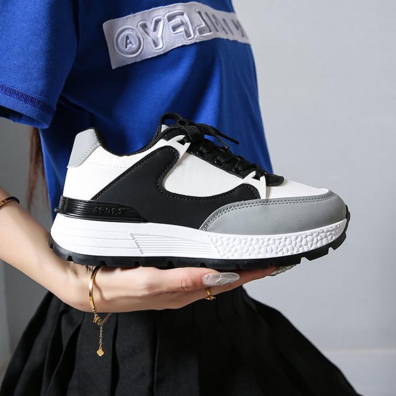 Spring, Summer, Autumn and Winter Women's Shoes Women's Sneakers Increase Height, Comfortable and Wear-resistant Sports Casual Shoes