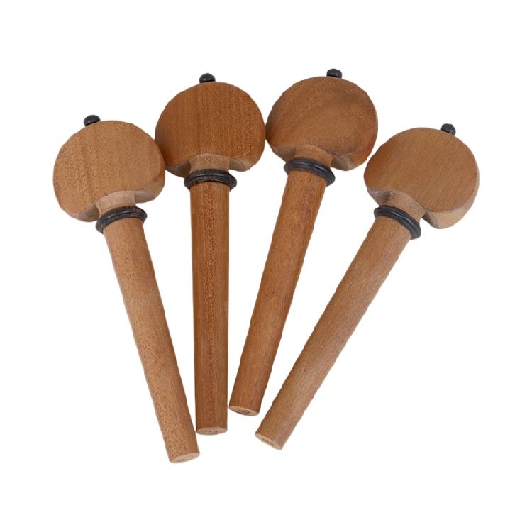 4Pcs Professional Cello String Tunning Peg Set Wood Cello Tuning Pegs Replacements Cello Tuners Set Cello Accessories 1