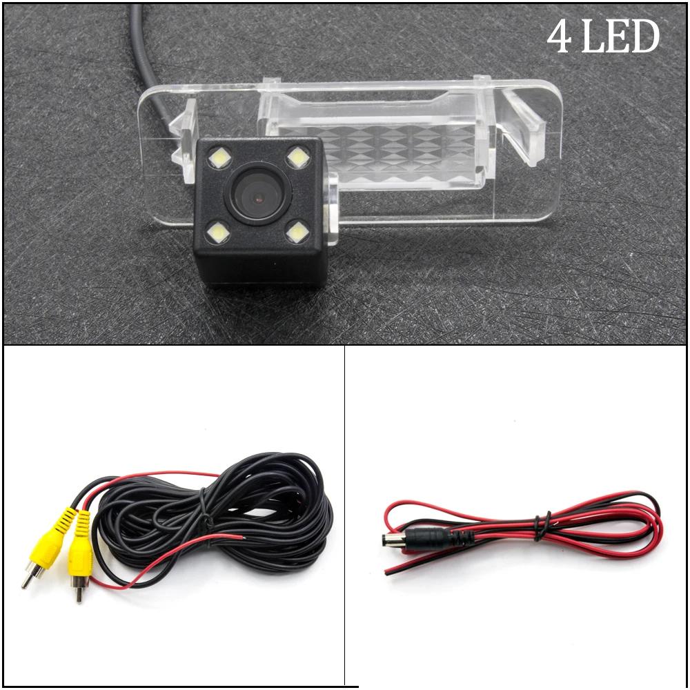 

Vehicle Rear View Camera For Smart Fortwo W450 W451 1999-2014 Smart EQ Fortwo/Smart ED Car Backup Reversing Parking Monitor 4 LED Camera
