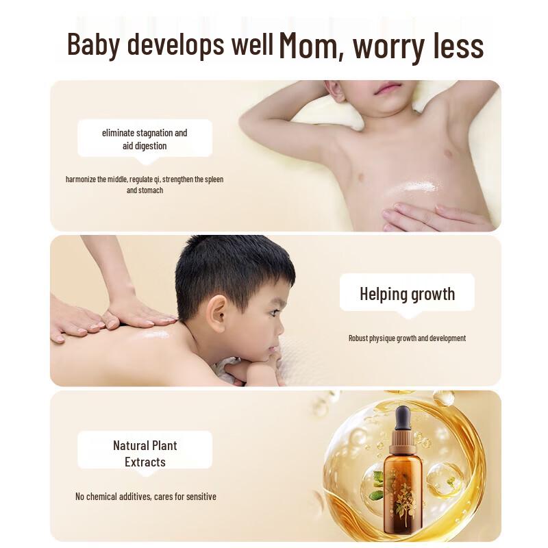 Ke Ai Yuan Su No. 3 Tangerine & Mandarin Digestive Massage Oil 50ml