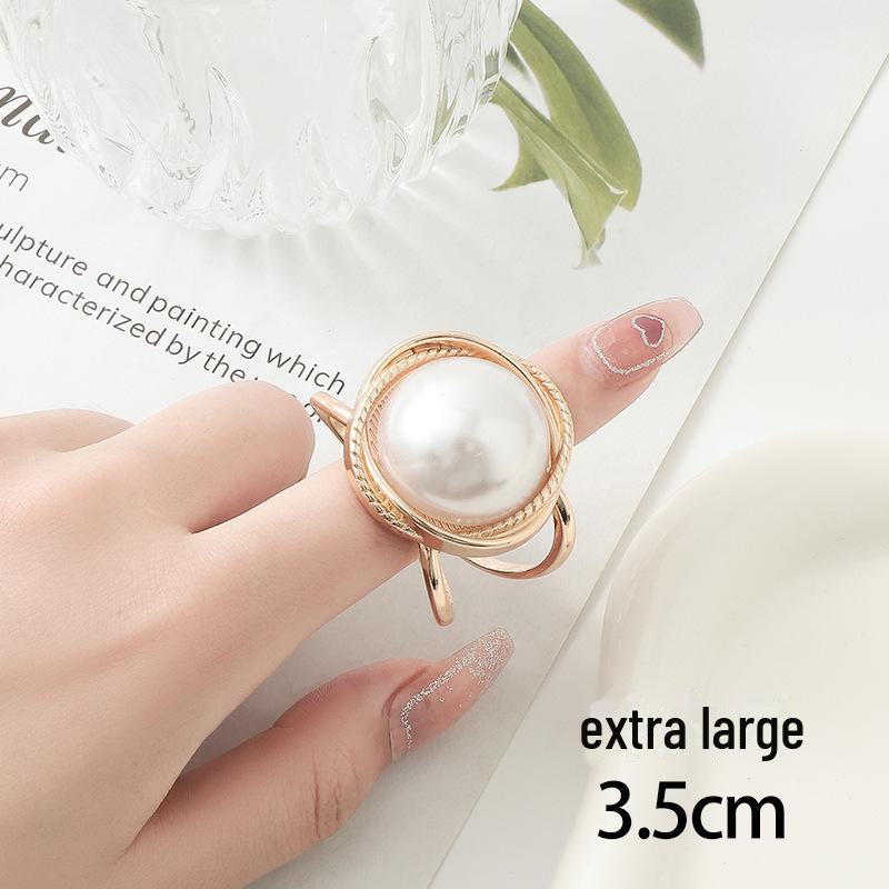 Elegancki perłowy kwadratowy szalik i klamra do płaszcza - wielofunkcyjny dodatek