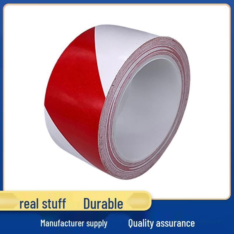 Lukun Black & Yellow PVC Warning Tape (4-6cm x 15m, 2 Rolls)