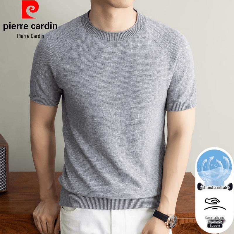 Pierre Cardin Men s Old Money Style Knit Short Sleeve Top 52/XL