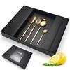 Stainless Steel Cutlery Set of 24 Household Knife Fork and Spoon Gift Box Set Explosions Portugal