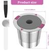Reusable K Cup Coffee Filters,Universal Stainless Steel Refillable K Cups Filter Fit Keurig 2.0 and 1.0 Coffee Makers-brewers