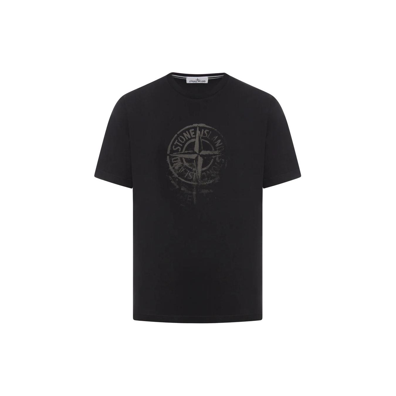 

Черная футболка унисекс Stone Island Compass 80152RC87-V0029