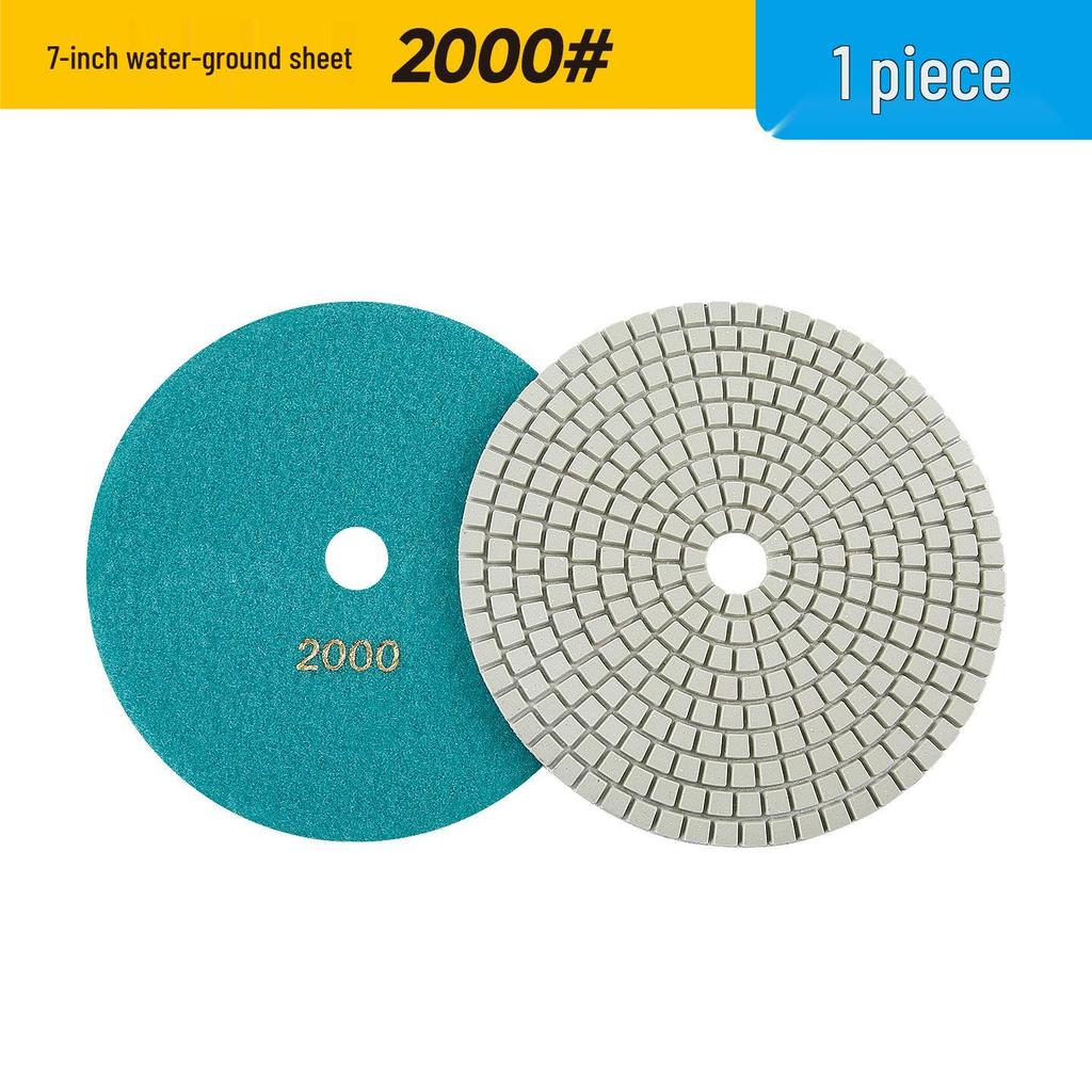 Multi-Size Diamond Water Polishing Pad (5" To 14") for Granite - Fits Angle Grinders