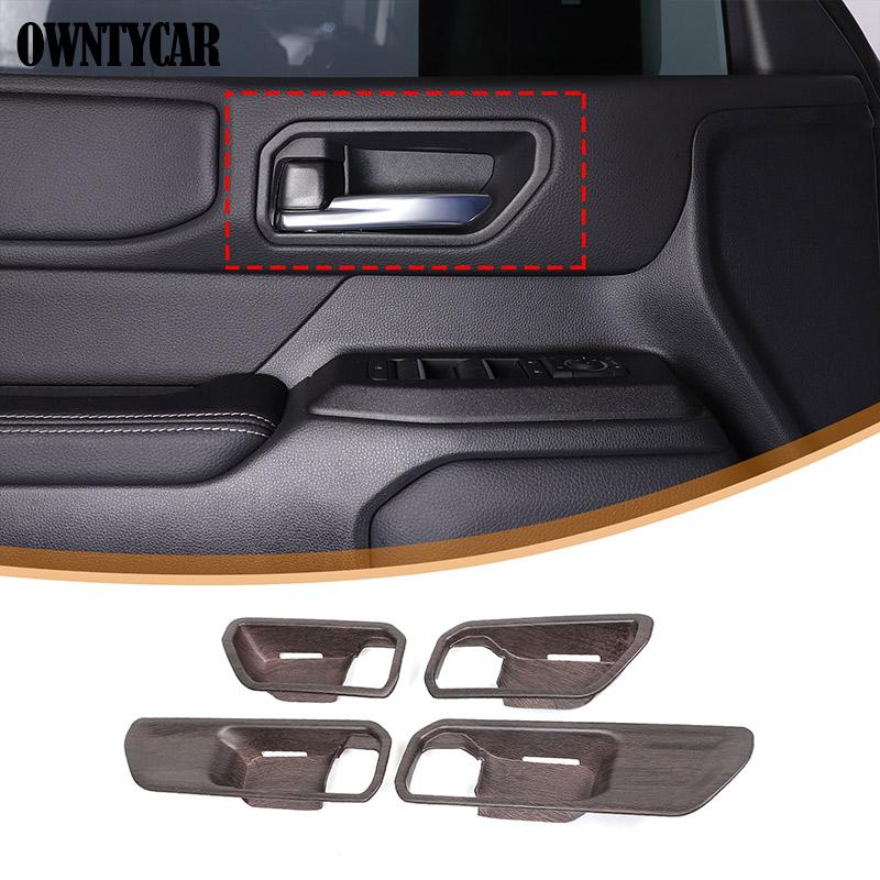 

Для Toyota Land Cruiser Prado 250 LC250 2024 ABS Імітація дуба Накладки на ручки дверей, кермо, дефлектори повітря, аксесуари 11