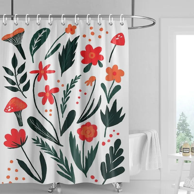 

Cat Forest Shower Curtain 70X72 Inch Waterproof Fabric Mildew Resistant Bathroom Curtain Ins Wind Cute Bathroom Curtains W60H190(CM)-1 Pcs