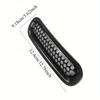 1 Set Schwarzes Frontgrill-Gittereinsatz-Kit für Jeep Wrangler & Wrangler Unlimited 2007-2015