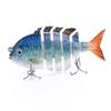 Sinking Artificial Bait 80mm 14g Multi Jointed Swimbait Pike 6-Segments Bionic Fishing Lure Wobblers