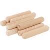 10pcs Wooden Dowels Hard Wood Grooved Plugs Furniture Woodwork Grooved Fluted Pin Craft Carpentry Woodworking Doweling Jig Kit