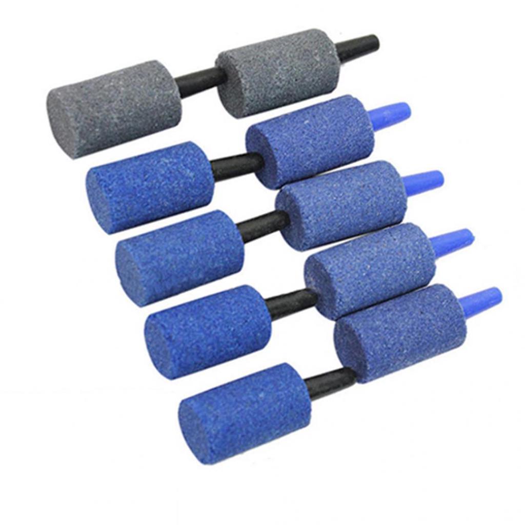 10 st Cylinder Airstone Bubble Release Aquarium Fish Tank Aerator Air Stones