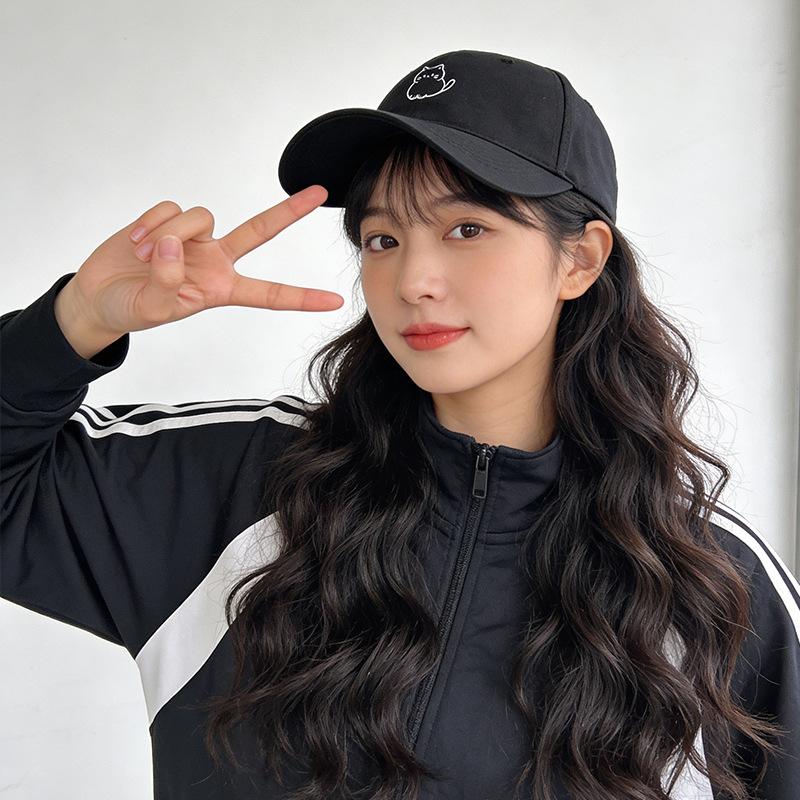 Spring Women's Fashion Baseball Cap Versatile Street Couple Face Small Visor Retro Cap Men