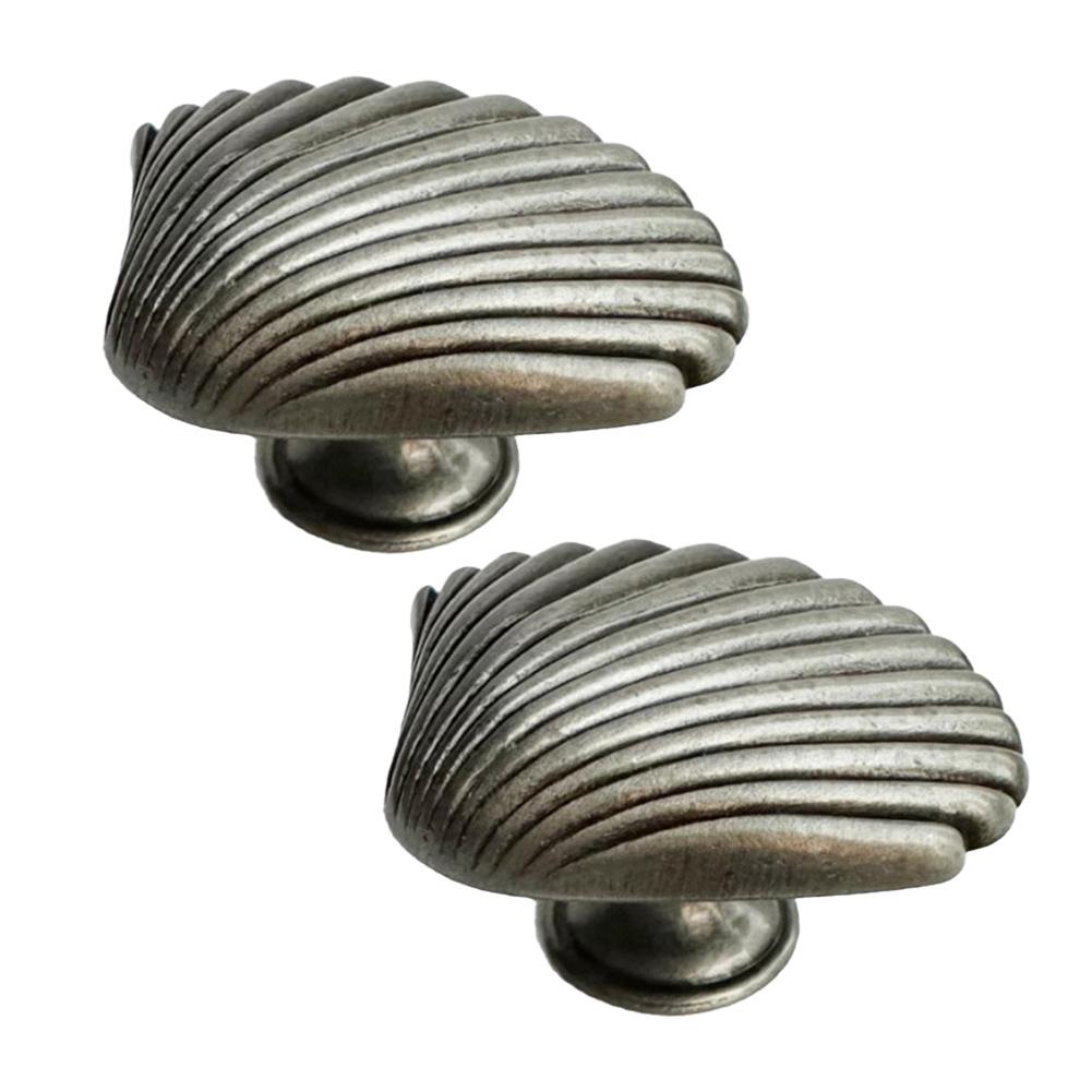 

Furniture Handles Cabinet Drawer Knobs Zinc Alloy Cupboard Door Handle Shell Shape Handle Furniture Handware Pull Handles