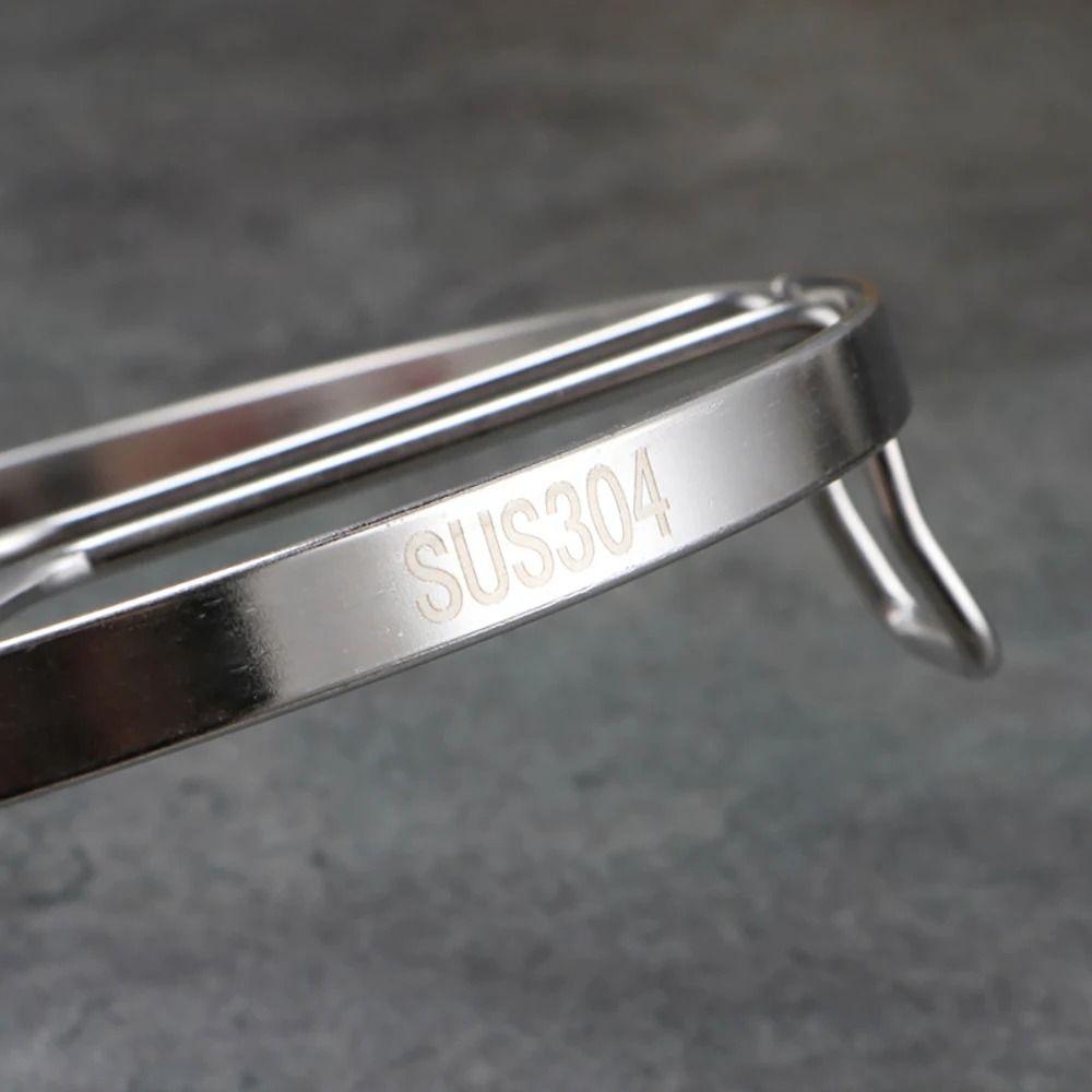 Round Stainless Steel Steaming Rack Stackable Steaming Pot Stand Kitchen Steamer Holder  Dumplings