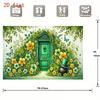 Irish Garden 2D Backdrop, Leprechaun Hat & Floral Photo Background