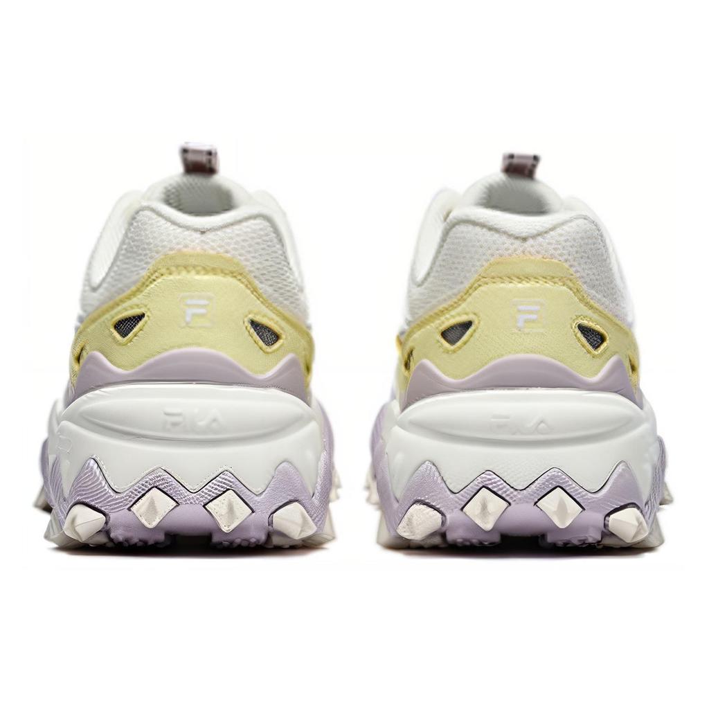 Fila Oakmont 2 Mesh TPU Leather Retro Sports Low-Top Lifestyle Shoes Women Sneaker White Gray F12W232133FSG