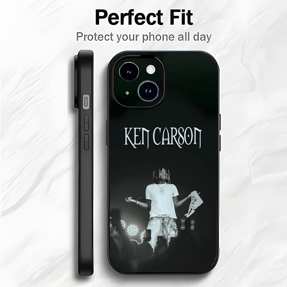 Modern Trap Singer K-Ken Carson Phone Case Phone Case Soft Packaging Lightweight For iPhone17 16 15 14 13ProMax