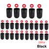 Plastic Black Tire Valve Caps for TR20008 TPMS Universal Stem Covers for Cars SUVs Bike and Bicycle Trucks Motorcycles Valve Stems 1