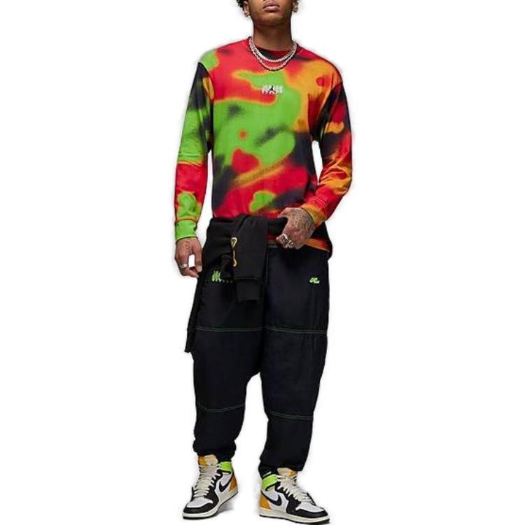 Air Jordan MVP Statement Long Sleeve T-shirt 'Multi-Color' Men's DV1478-010