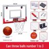 red with leather ball, size 3 basketball & stickers