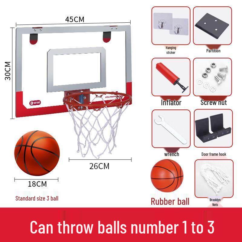 

Indoor Punch-Free Basketball Hoop
