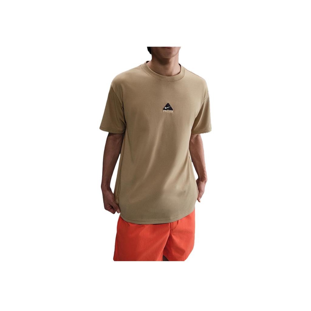 Nike ACG Bequem Weich Beliebt Vielseitig Kurzarm T-Shirt Herren Oberteile Khaki DQ1816-297
