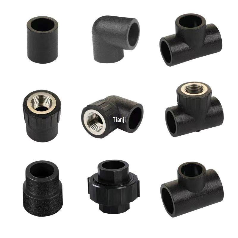 Vícevelikostní vodovodní potrubní tvarovka: Vnitřní/Vnější závitové koleno T pro 4, 6 a 1-palcové potrubí