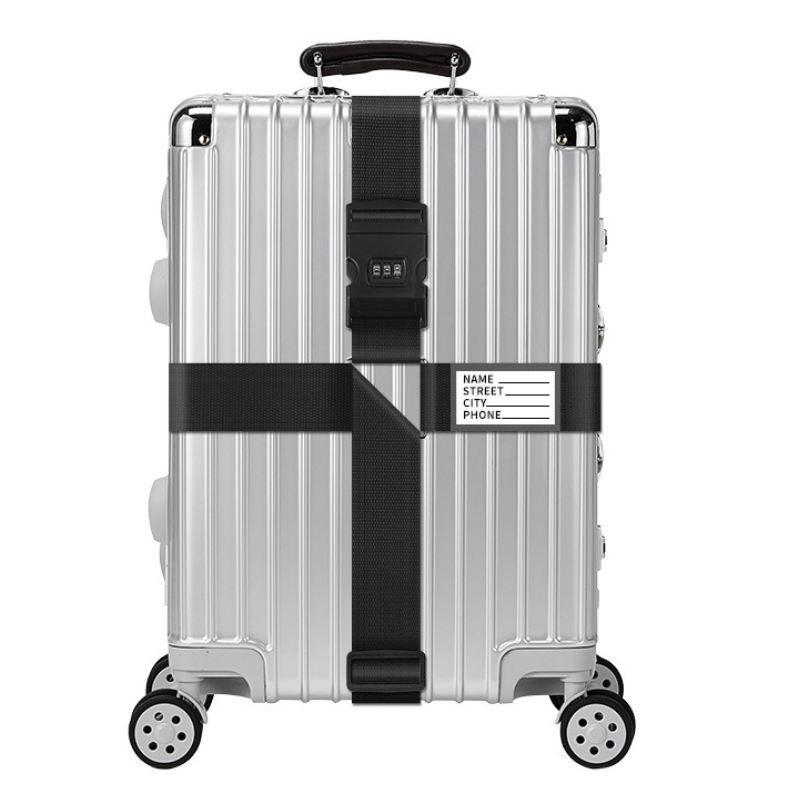 Durable Luggage Strap Cross Packing Belt Secure Travel Bag Protective Tightening Reinforcement Rope