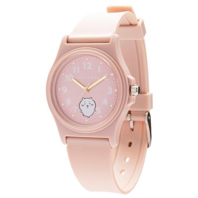 Fieldwork Women's Chiikawa Analog Watch with Urethane Strap and PVC Watch, Pink, CKW001-1