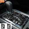 Pour Dodge Challenger 2008-2010 Autocollant Véritable Fibre de Carbone Forgée Panneau Central de Levier de Vitesse Accessoires Décoratifs Intérieurs de Voiture