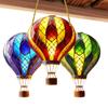 Hot Air Balloon Lantern Colorful Window Hanging Sun Catcher Home Decoration 2D Acrylic Pendant Light Catcher